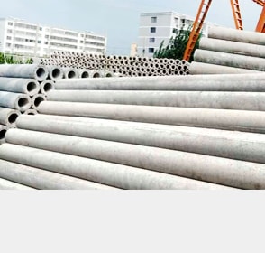 Ligne de production de poteaux en béton img