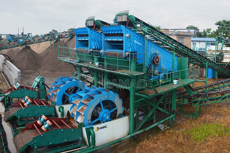 Ligne de production de sable artificiel
