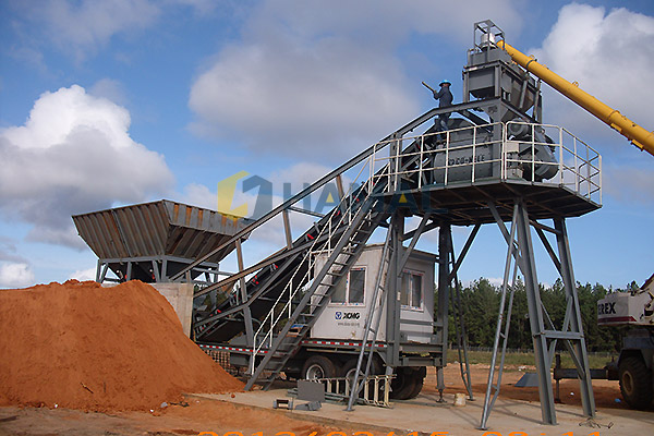 YHZS50 Centrale à béton mobile en Australie