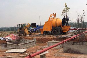 Bétonnière et pompe de 15 m3 au Vietnam